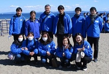 三浦国際市民マラソン大会のボランティア活動に参加