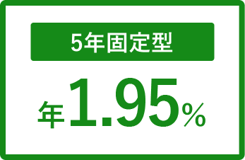 5年固定型 年1.95%