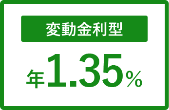 変動金利 年1.35%