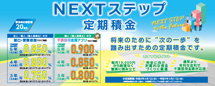NEXTステップ定期積金