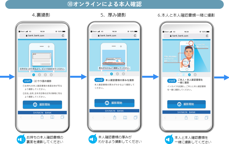 ⑩オンラインによる本人確認