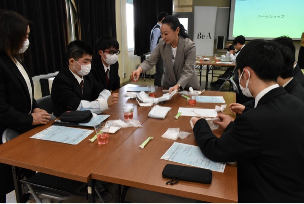 川俣町との地域創生コラボ事業「生理についてのワークショップin川俣高校」が開催されました。