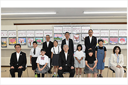 第10回ふくしん「東北・夢の桜街道」児童絵画コンクール表彰式及び作品展示について