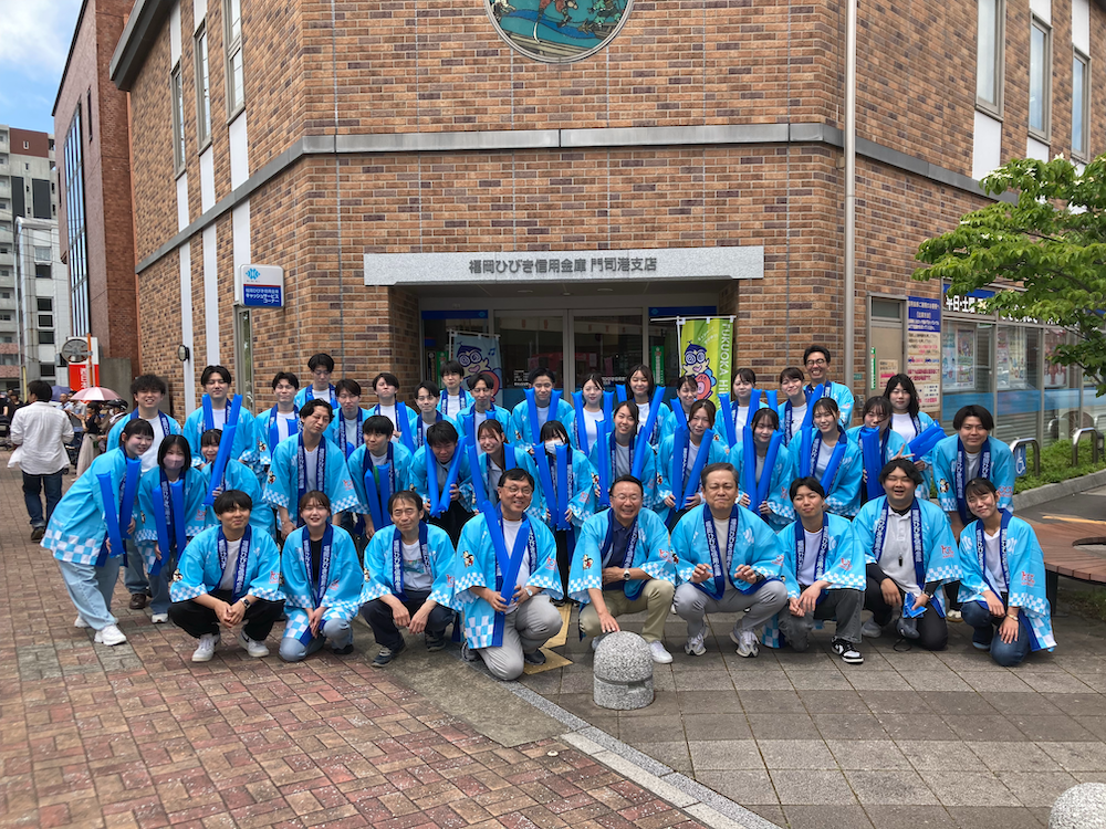 「第８１回門司みなと祭」<br>
祝賀パレードへの参加