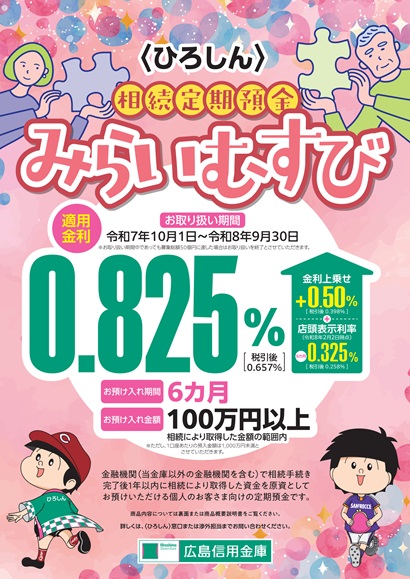 相続定期預金「みらいむすび」