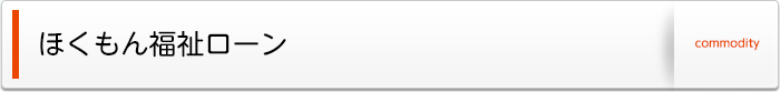 ほくもん福祉ローン