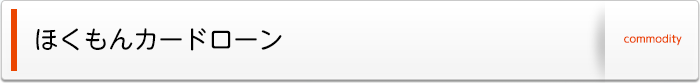 ほくもんカードローン