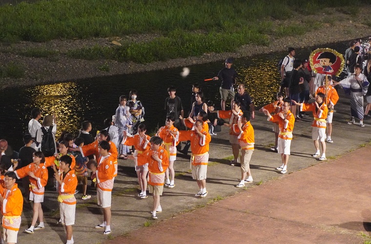 越後加茂川夏祭り