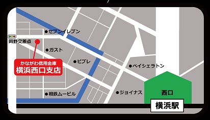 横浜西口支店地図