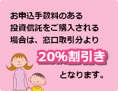 20%割引き