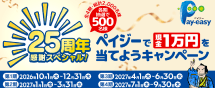 ペイジー25周年感謝スペシャル ペイジーで現金1万円を当てようキャンペーン