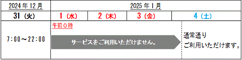 WEB-FB休止2025