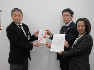 杉並区社会福祉協議会へ寄付