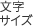 文字サイズ