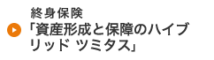 終身保険「資産形成と保障のハイブリッド ツミタス」