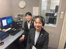 ＦＭブルー湘南　スポット広告　当金庫職員が収録