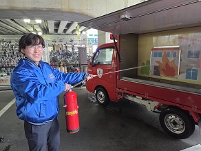 「防災訓練《災害に強い経堂一丁目》を目指して！」