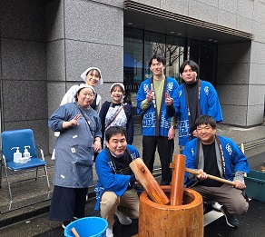 新富町会主催「もちつき大会」