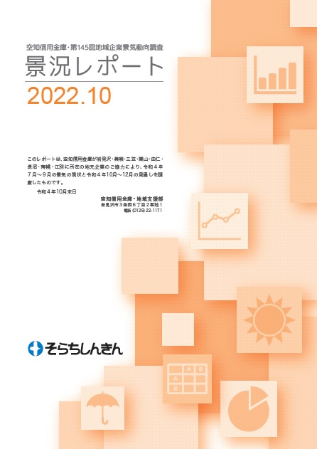 第145回地域企業景気動向調査 景況レポート表紙