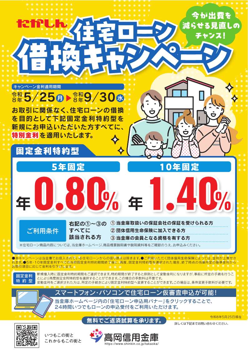 住宅ローン借換キャンペーン