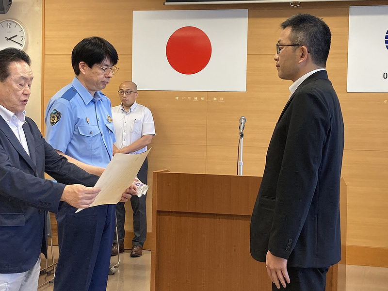 表彰式の様子