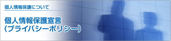 個人情報保護について 個人情報保護宣言（プライバシーポリシー）