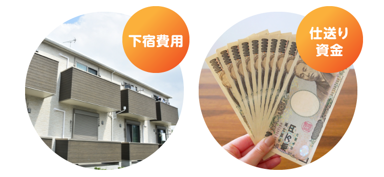 下宿費用・仕送り資金